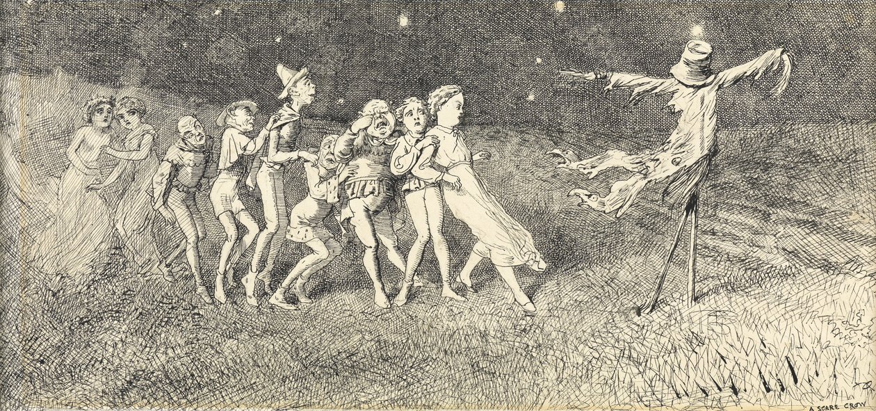 En skrämmande kråka av Charles Altamont Doyle