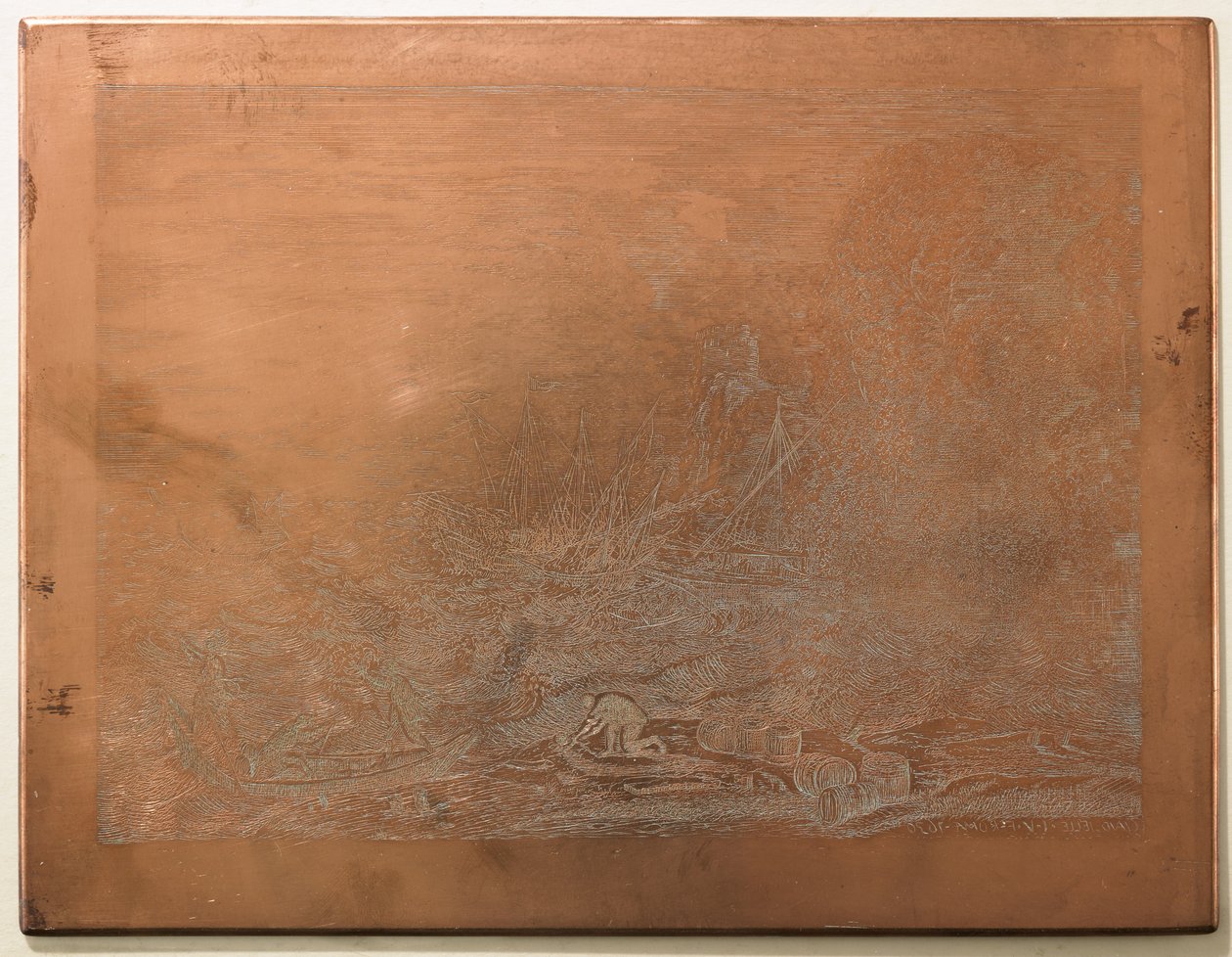 Tryckplatta för Tempest (Le Tempête), 1870-1875 av Charles Amand Durand