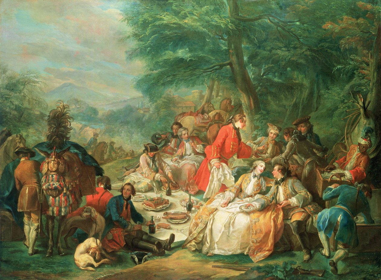Jakten, 1700-talet av Charles Amedee Philippe van Loo