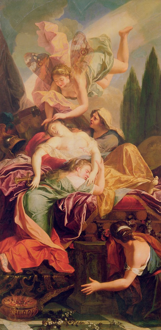 Didos död av Charles Antoine Coypel
