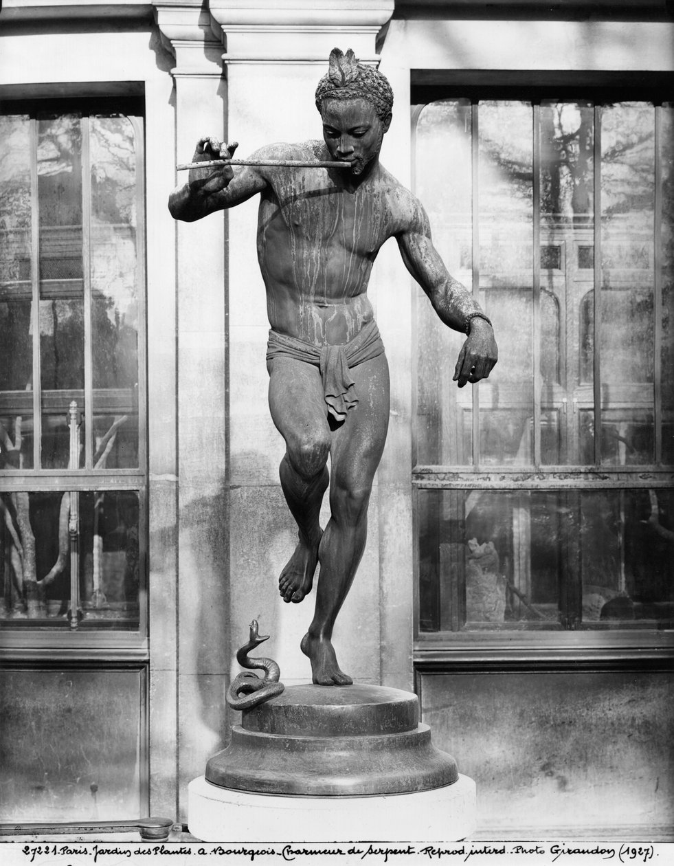 Ormtjusare, 1863 (brons) av Charles Arthur Bourgeois