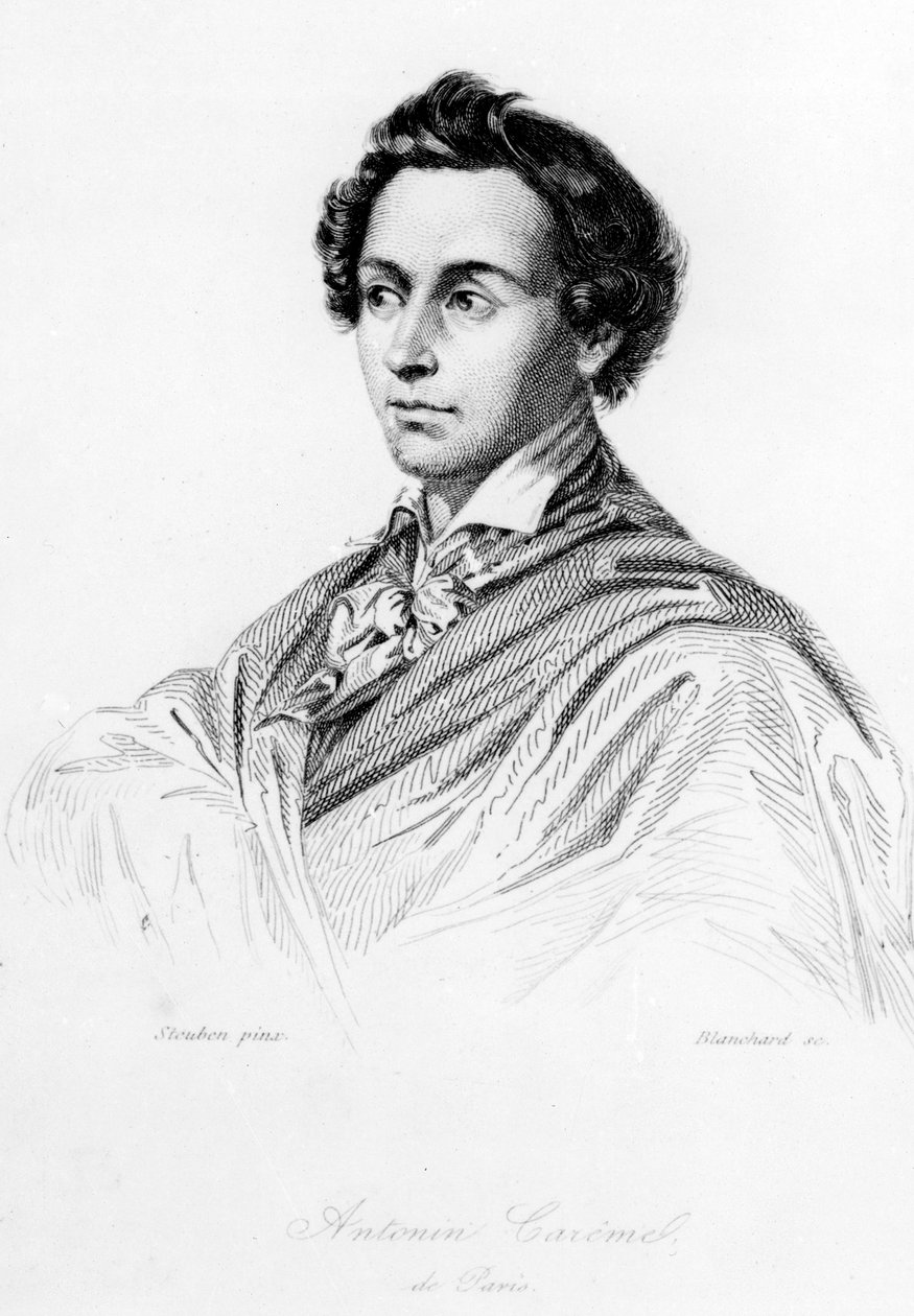 Marie-Antoine Careme, frontispice till 