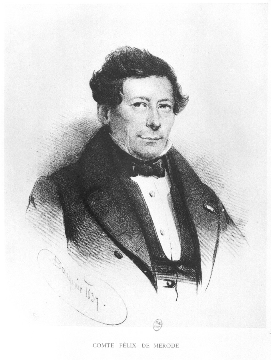 Grev Felix de Merode (1791-1857) 1837 swed av Charles Baugniet