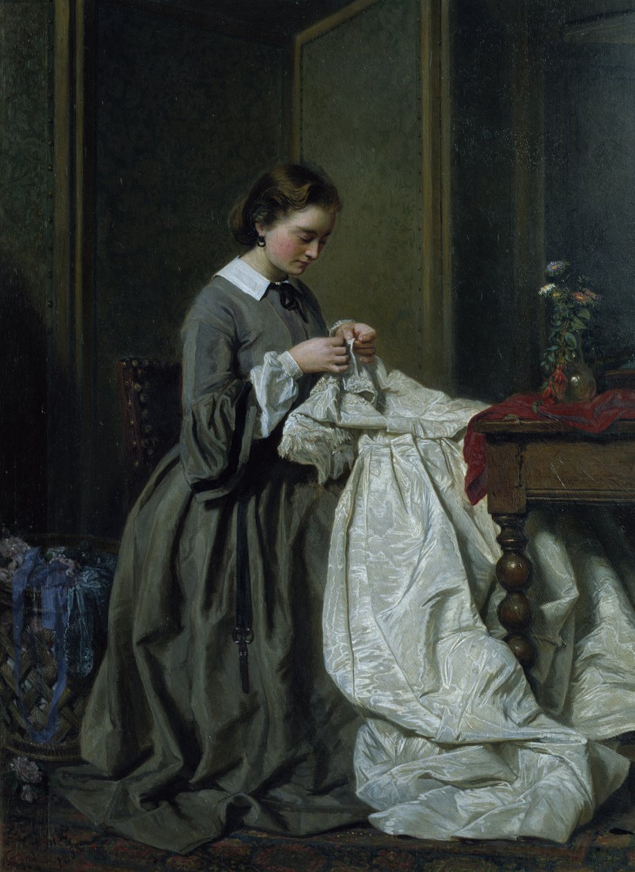 Sömmerskan av Charles Baugniet