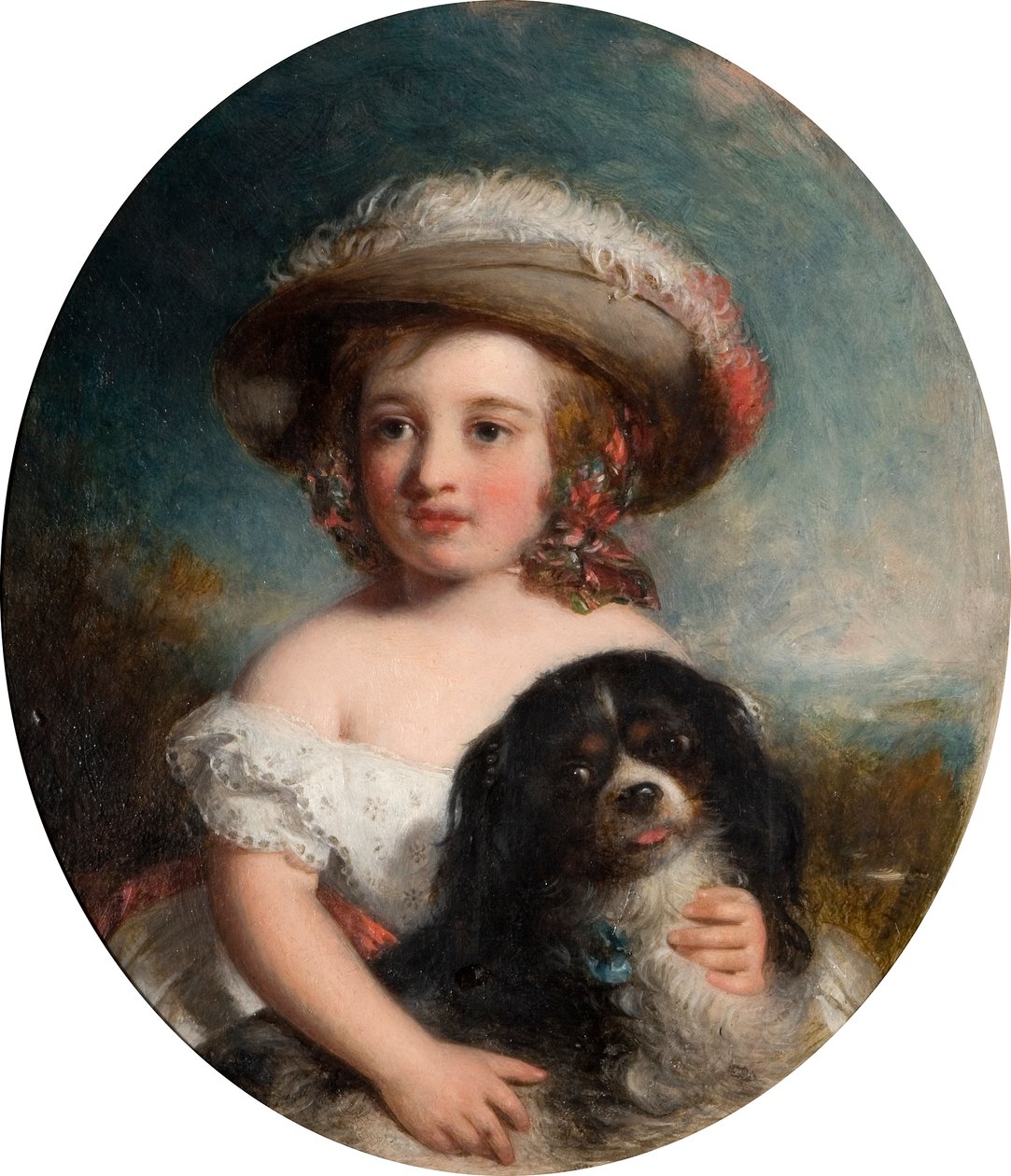 Älska mig, älska min hund, 1853 av Charles Baxter
