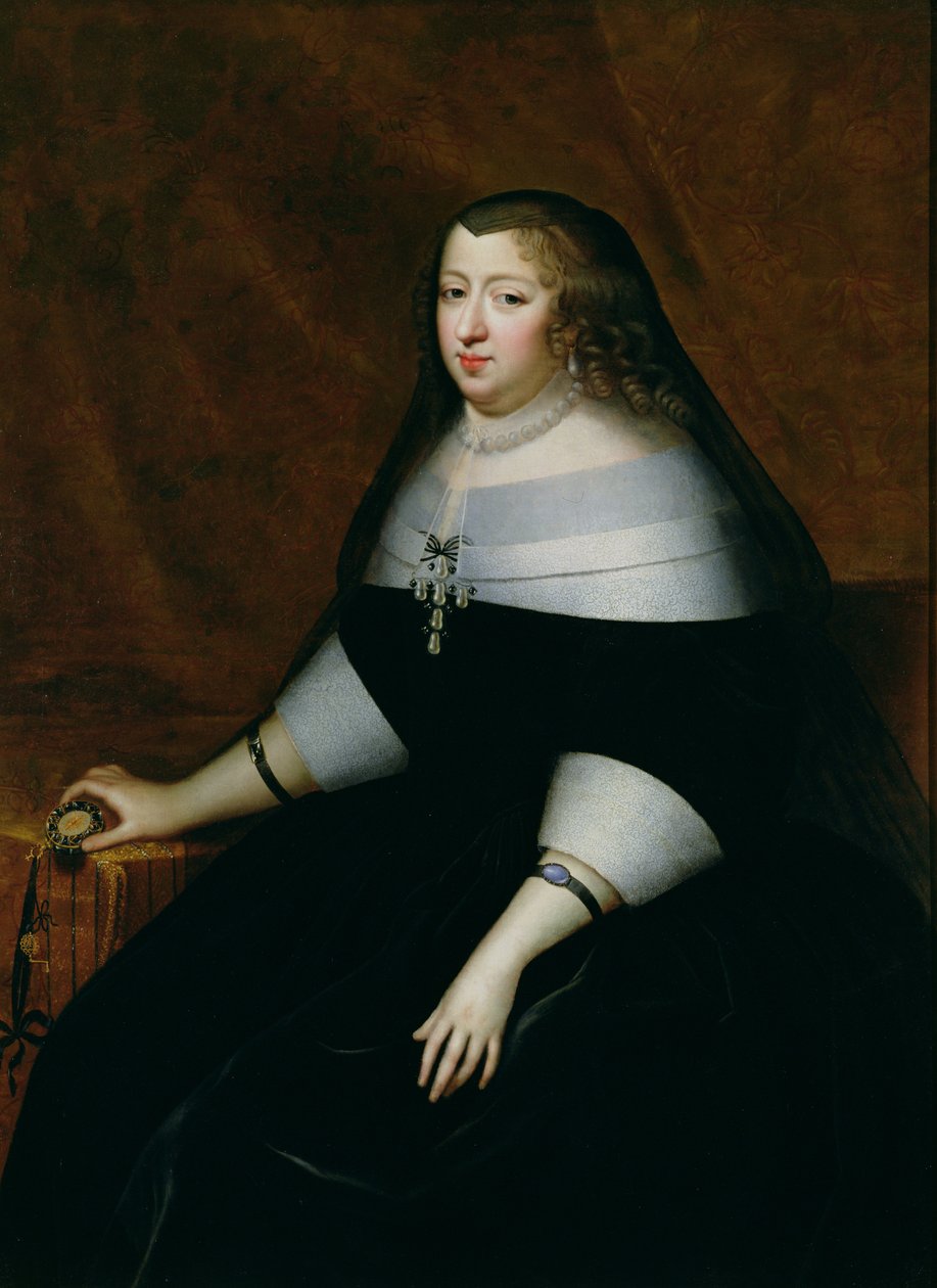 Porträtt av Anne av Österrike (1601-66) av Charles Beaubrun
