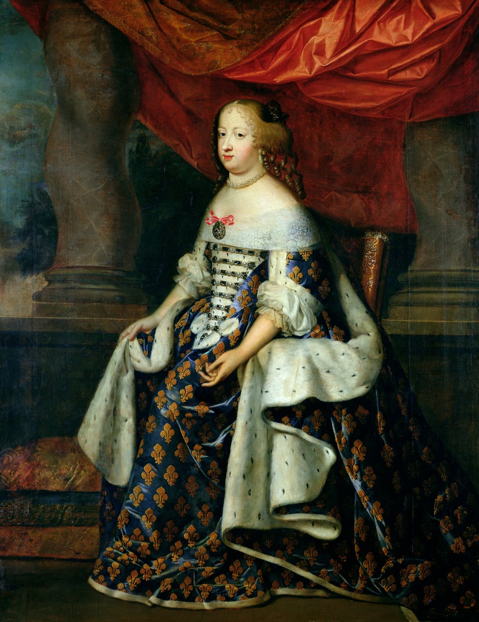 Porträtt av Marie-Therese (1638-83) av Österrike, efter 1660 av Charles Beaubrun