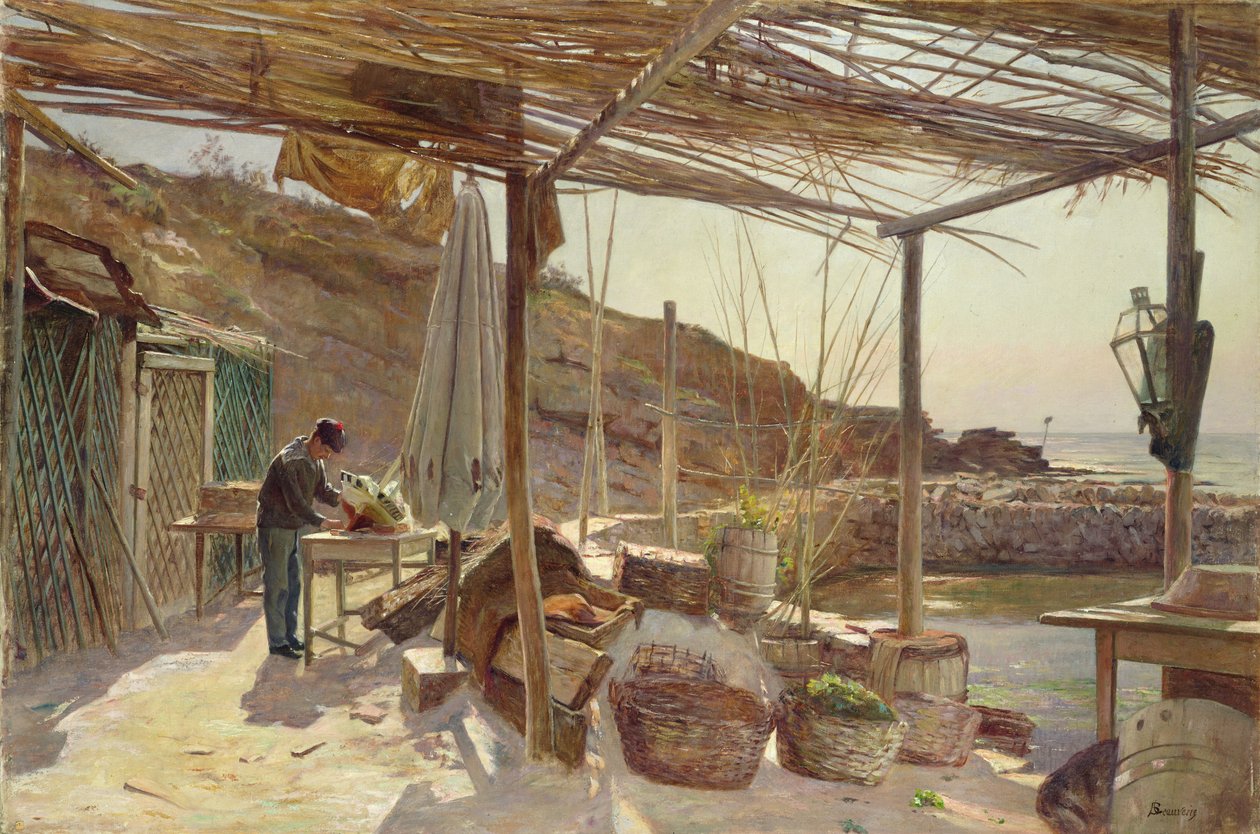 Förrådet i Ciotat, före 1903 av Charles Beauverie
