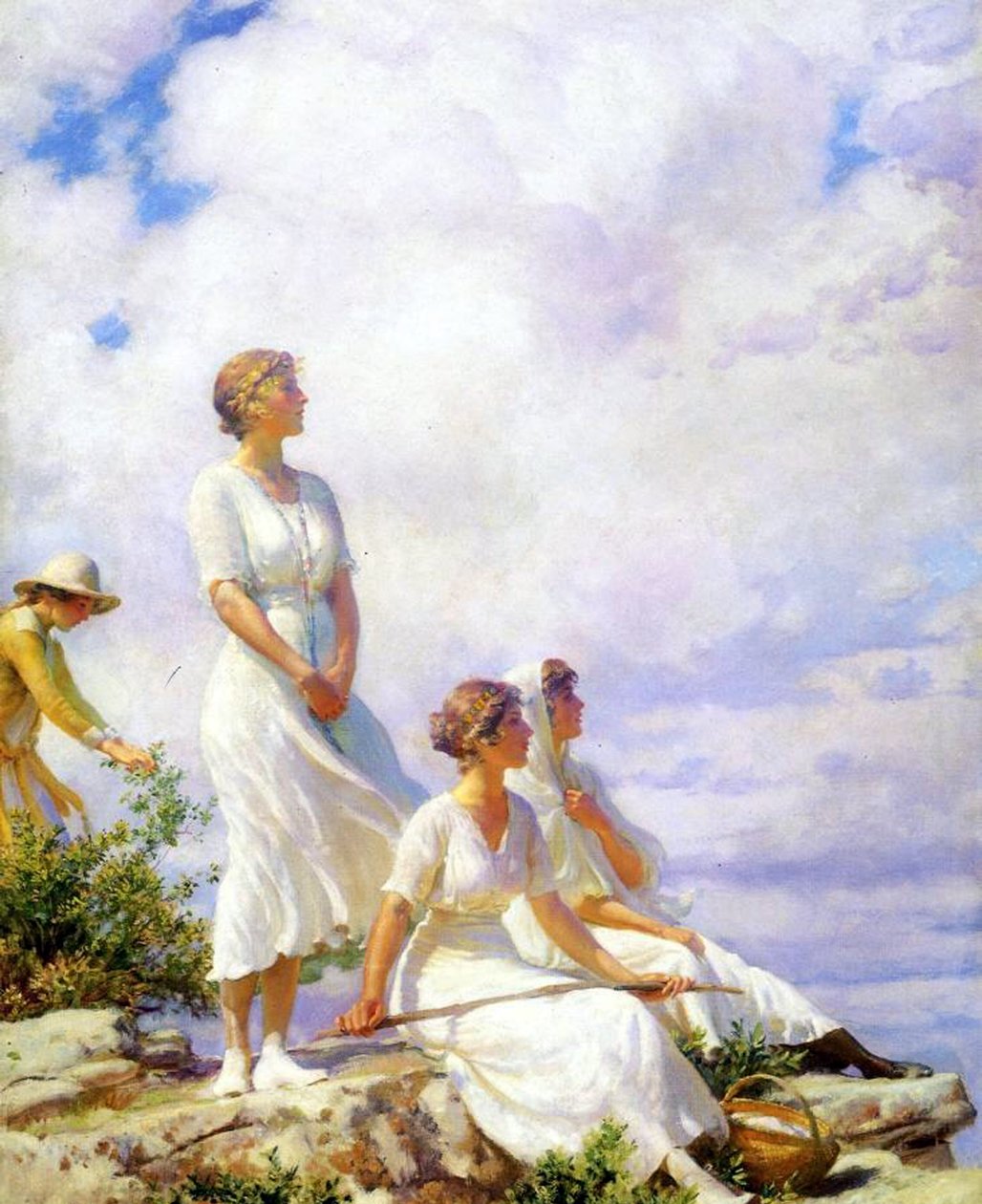 Sommarmoln, 1917 av Charles Courtney Curran