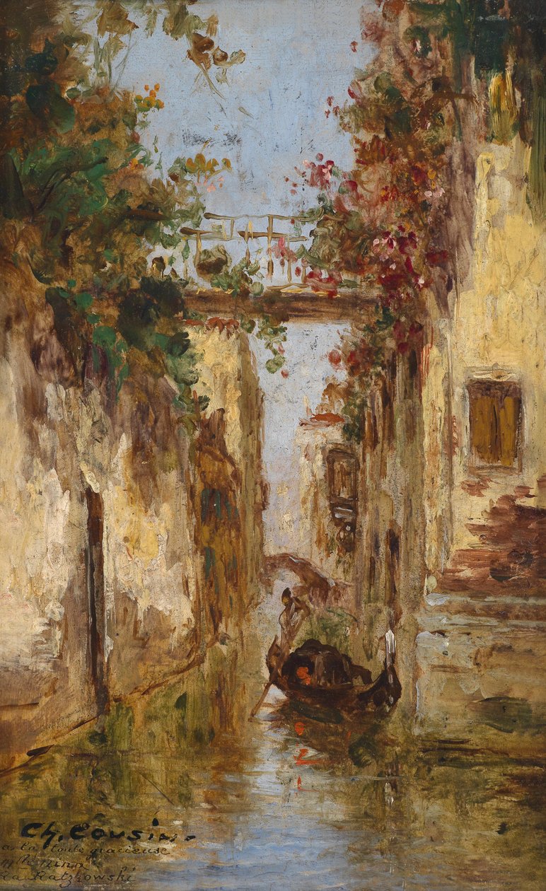 Motiv aus Venedig av Charles Cousin