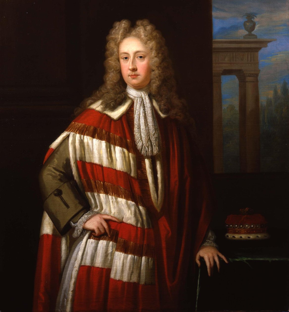 Porträtt av Henry St John, 1: a Viscount Bolingbroke (1678-1751) av Charles D