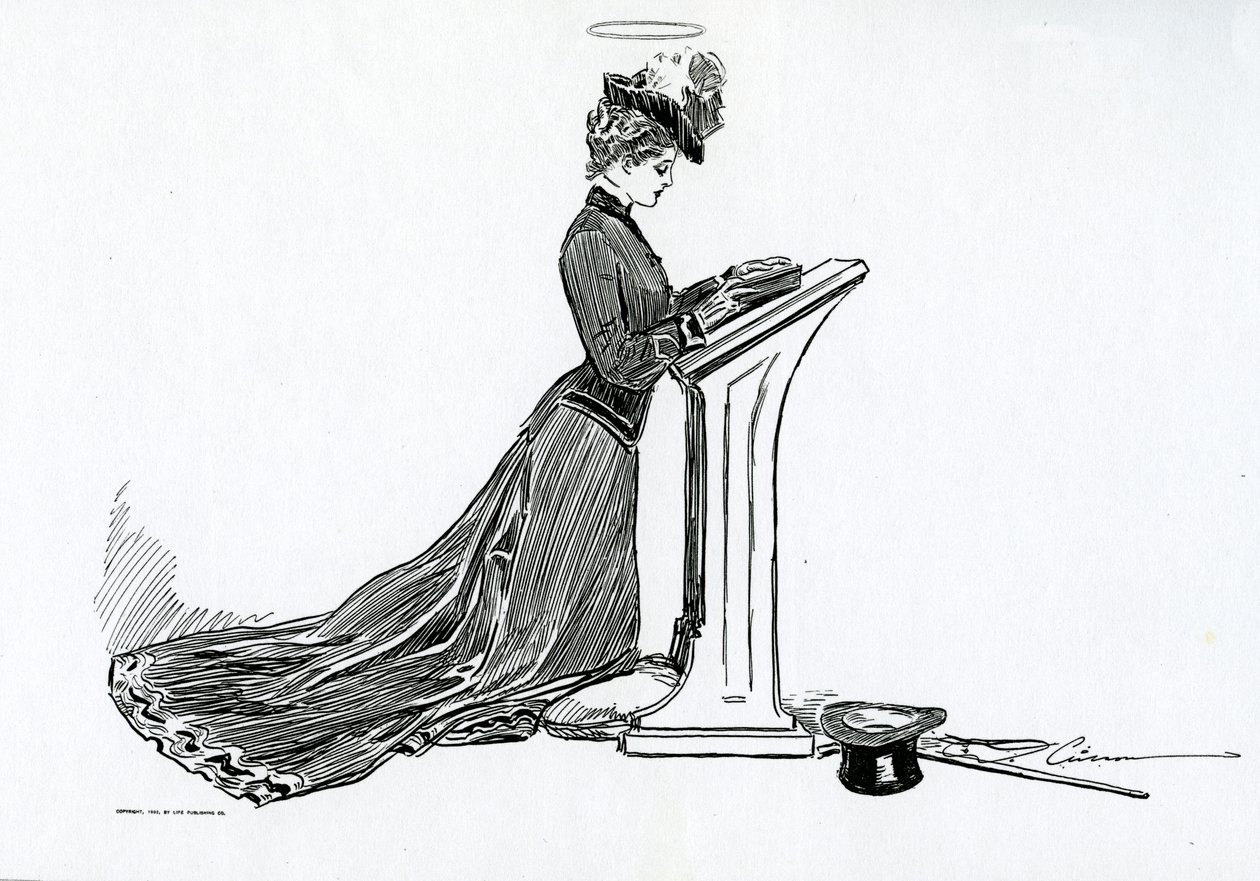 A Gibson Girl, 1903 av Charles Dana Gibson