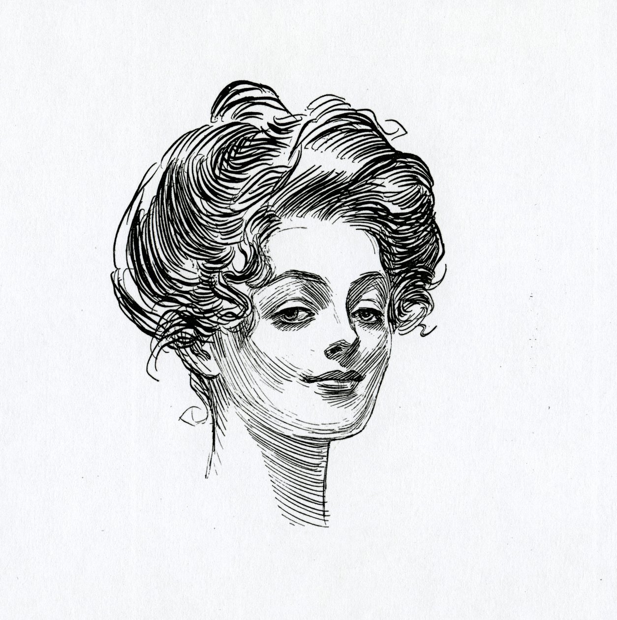 En Gibson-flicka, omkring 1902 av Charles Dana Gibson