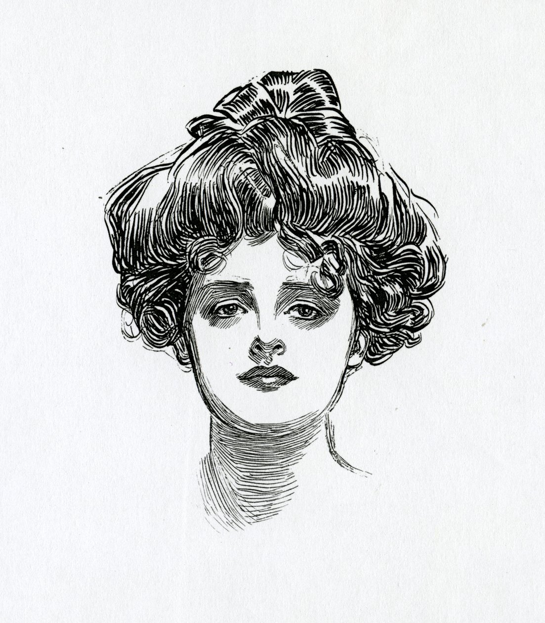 En Gibson Girl, ca 1902 av Charles Dana Gibson