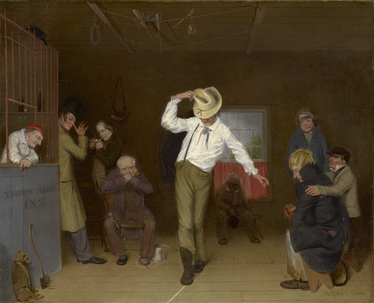 Walking the Chalk av Charles Deas