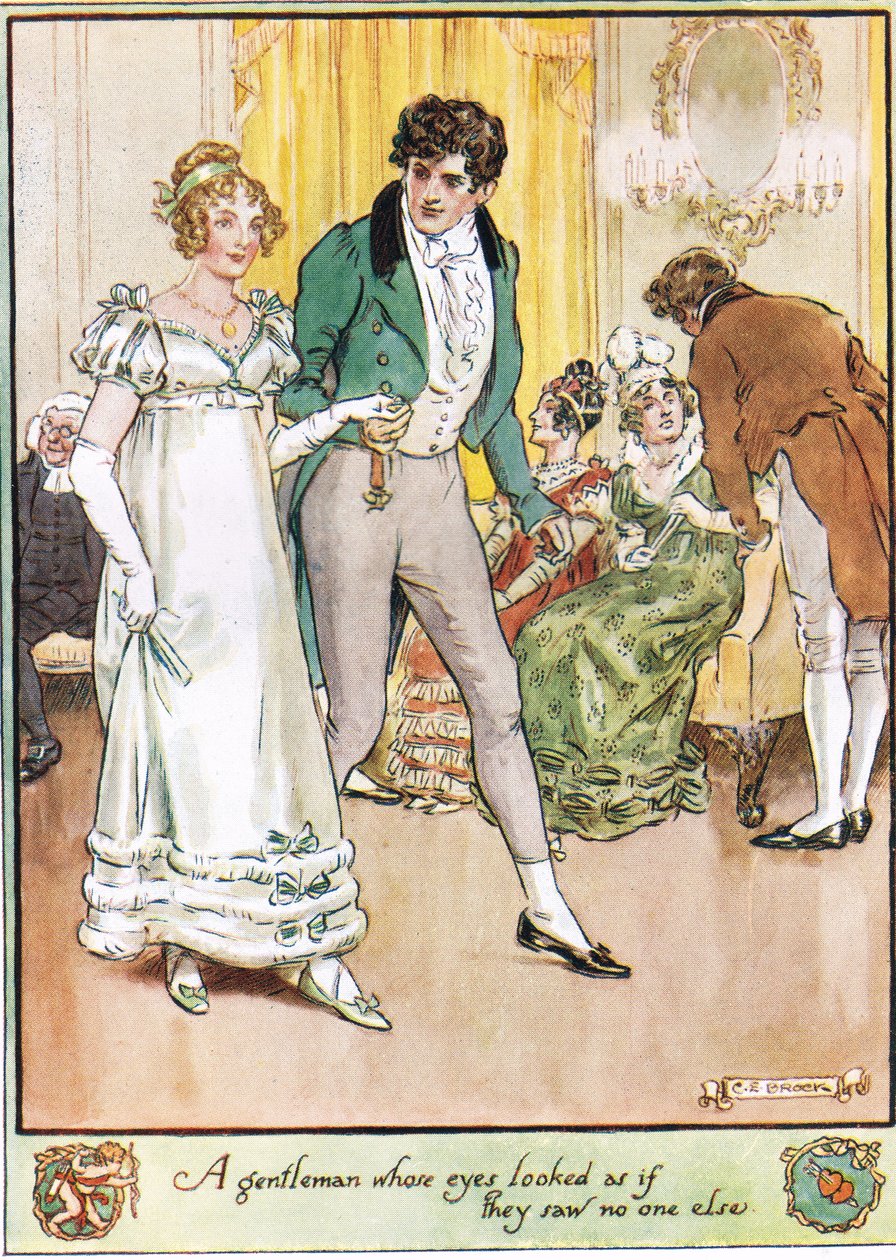 En gentleman vars ögon såg ut som om de inte såg någon annan av Charles Edmund Brock
