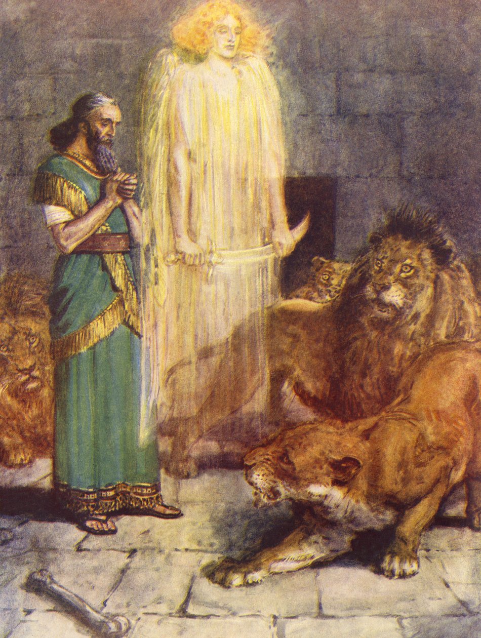 Daniel i lejonhålan av Charles Edmund Brock