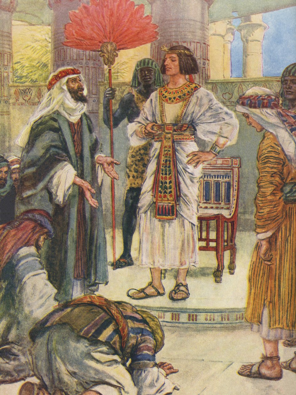 Josefs bröder känner inte igen honom i Egypten av Charles Edmund Brock