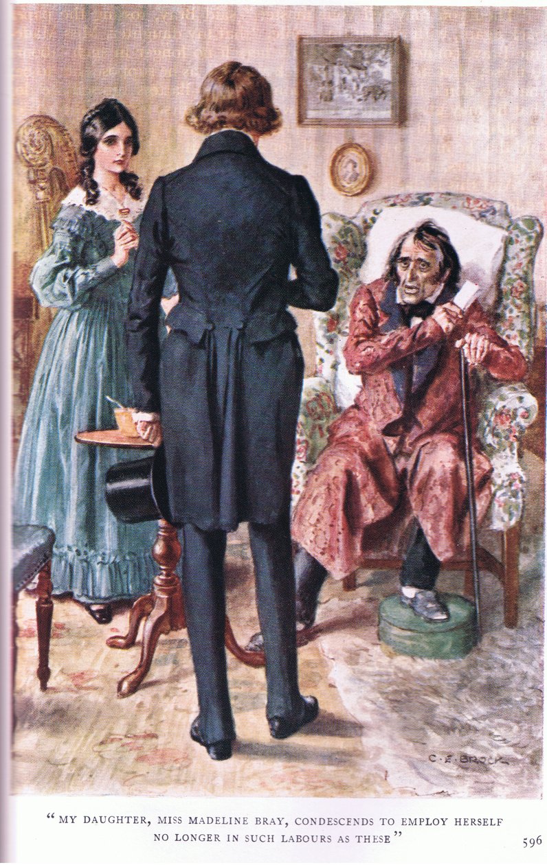 Min dotter, miss Madeline Bray, har för avsikt att inte längre ägna sig åt sådana arbeten som dessa. av Charles Edmund Brock
