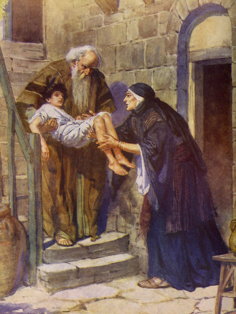 Se, sade din son Elia lever av Charles Edmund Brock