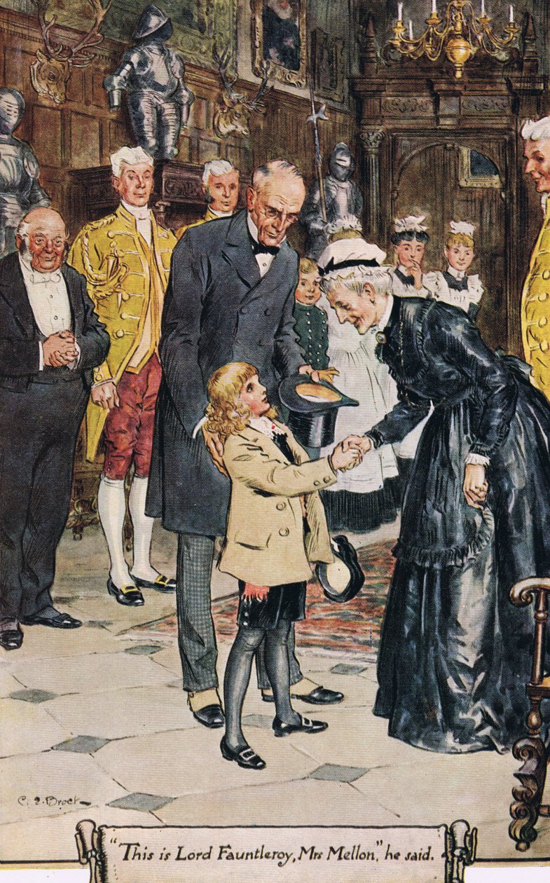 "Detta är Lord Fauntleroy, Mrs Mellon", 1936 av Charles Edmund Brock