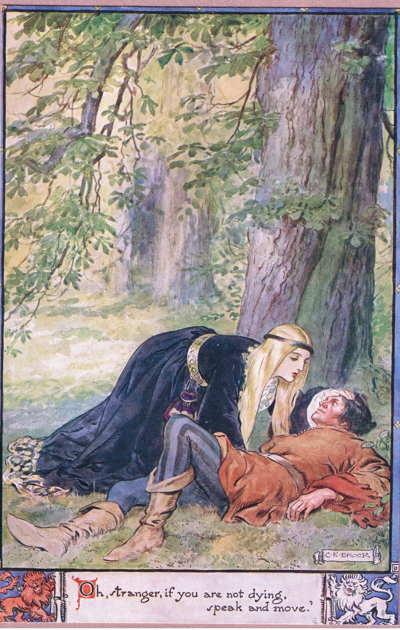 åh främling, om du inte är döende, säg upp och rör dig. av Charles Edmund Brock
