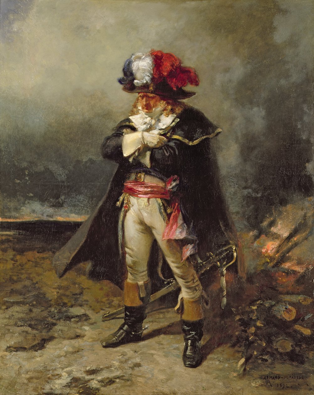 Porträtt antas vara Lazare Carnot (1753-1823) 1872 av Charles Edouard Armand Dumaresq