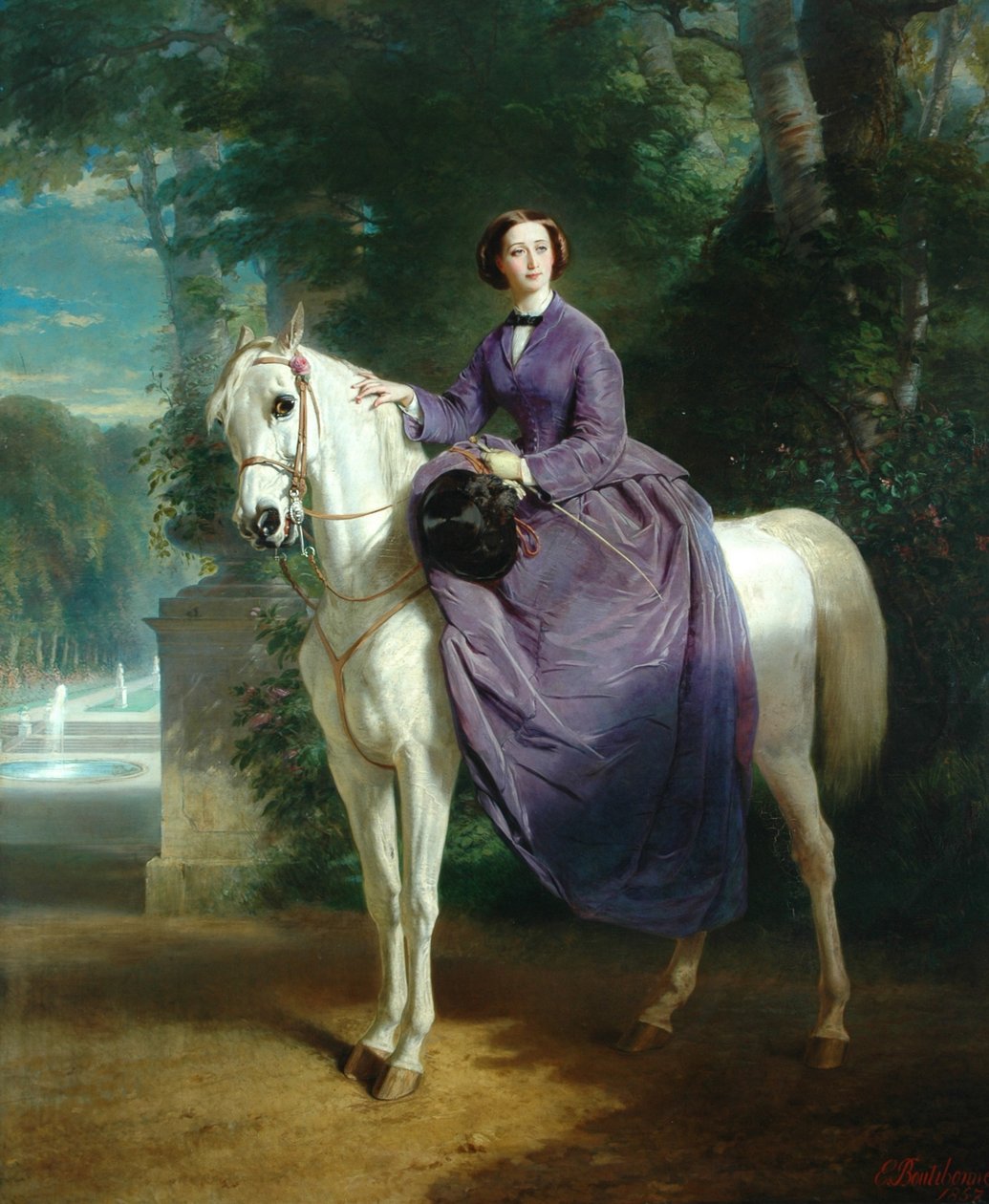 Kejsarinnan Eugenie, 1857 av Charles Edouard Boutibonne