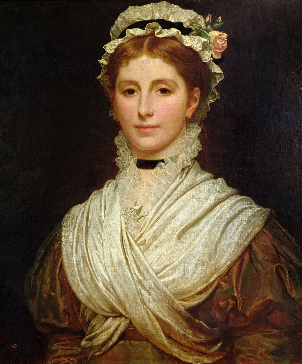 Porträtt av Katey Perugini av hennes make, 1873-75 av Charles Edward Perugini