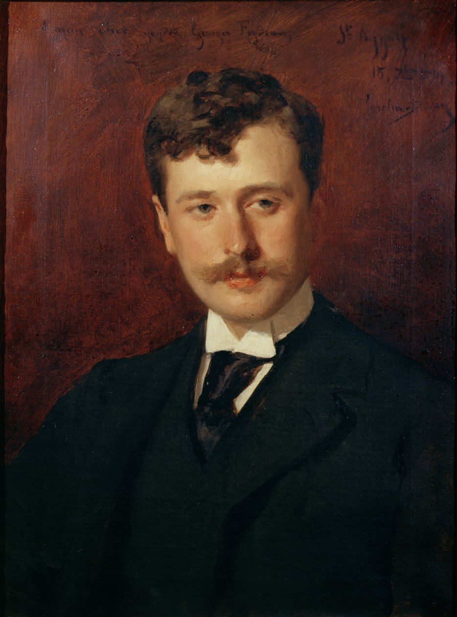 Porträtt av Georges Feydeau (1862-1921) av Charles Emile Auguste Carolus Duran