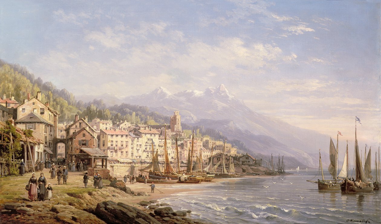 Minnen från Palermo av Charles Euphrasie Kuwasseg