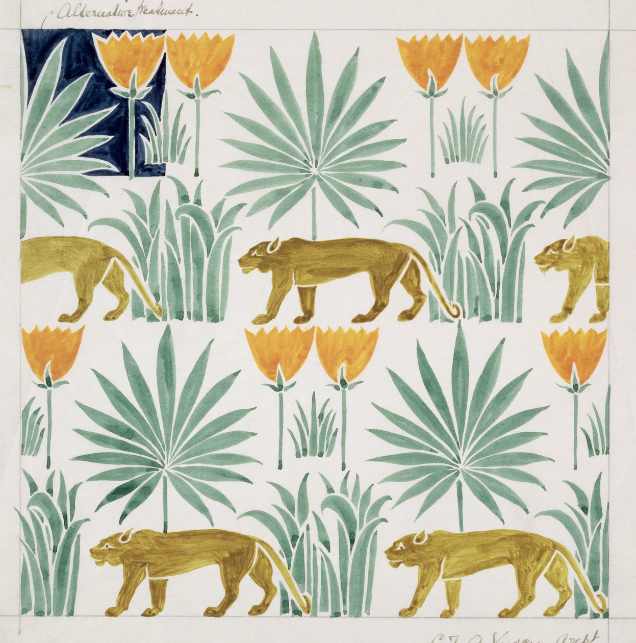 "Tiger"-konstruktion, maj 1918 av Charles Francis Annesley Voysey