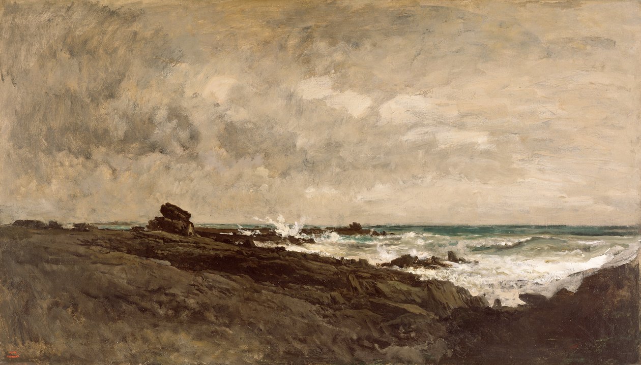 Seascape, ca 1867 av Charles Francois Daubigny
