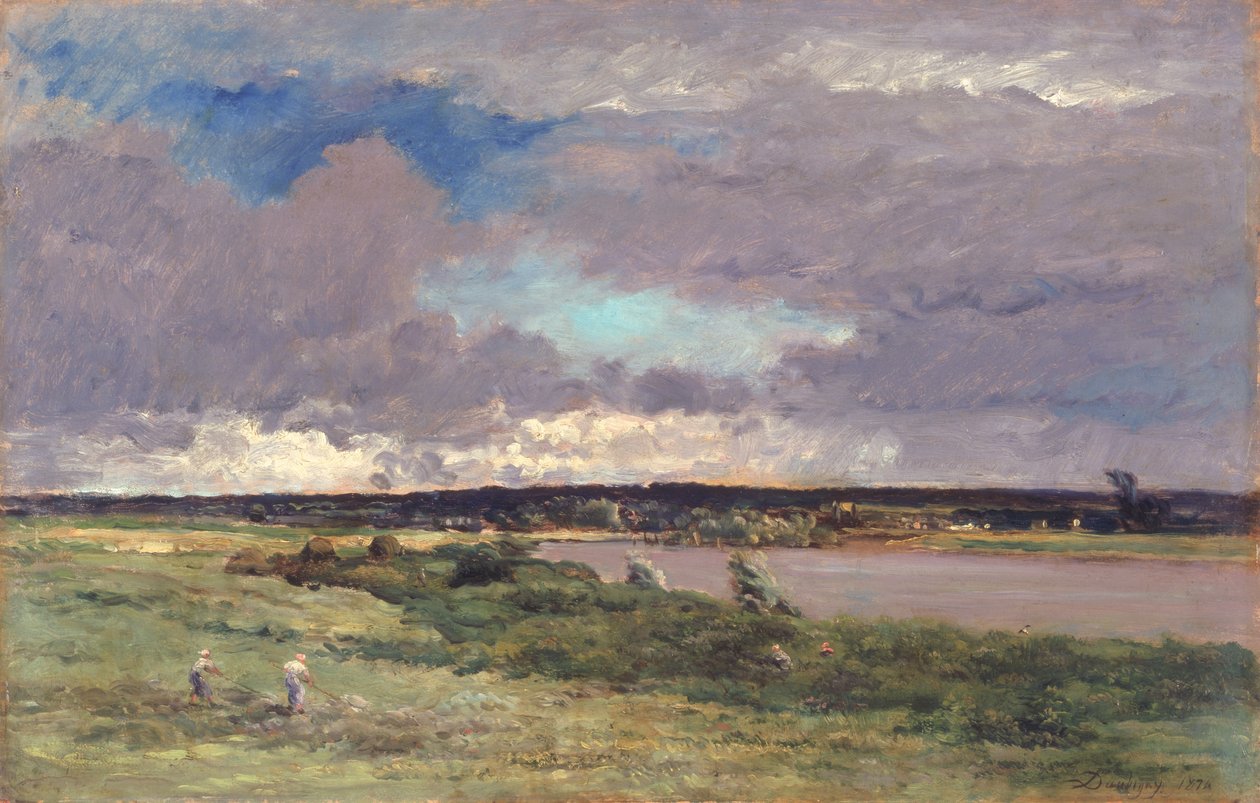 Den kommande stormen: Tidig vår, 1874 av Charles Francois Daubigny