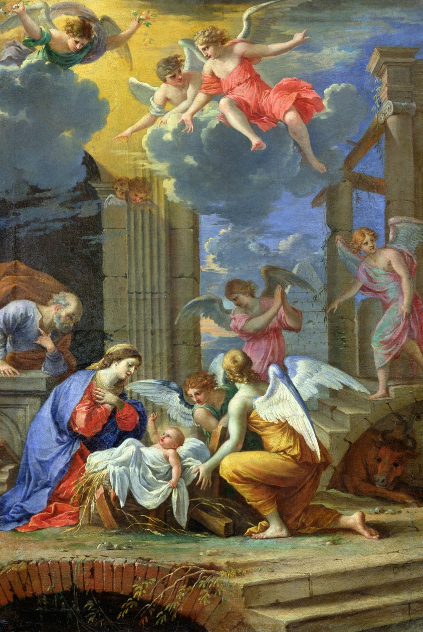 Födelse, 1667 av Charles Francois Poerson