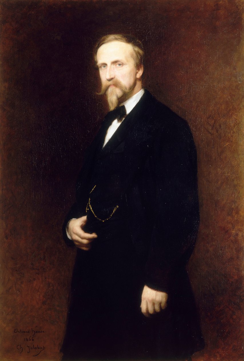 Porträtt av Henri d´Orléans, hertig av Aumale av Charles François Jalabert