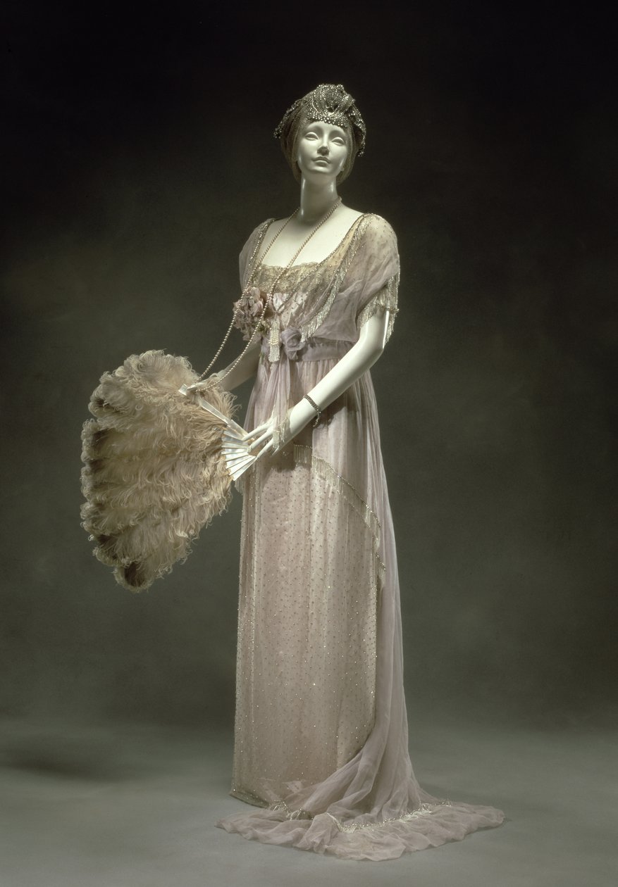 Aftonklänning, 1914 (textil) av Charles Frederick Worth