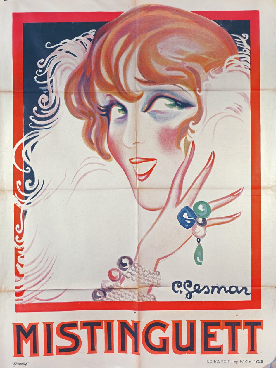 Mistinguett, 1925 av Charles Gesmar