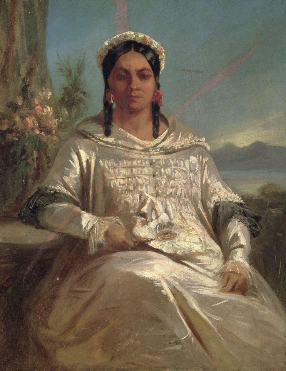 Drottning Pomare IV (1827-77) av Tahiti av Charles Giraud
