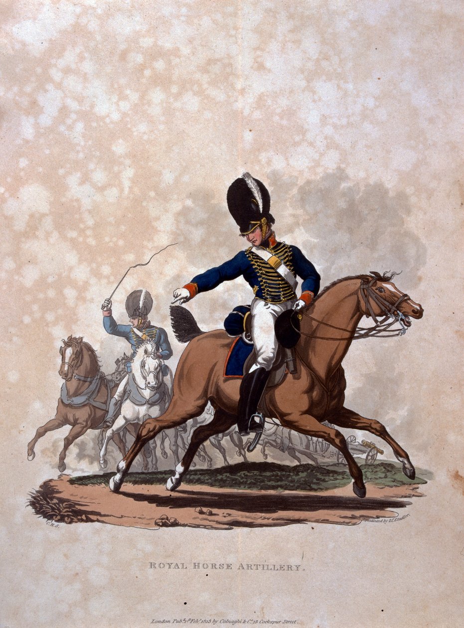 Royal Horse Artillery, från 