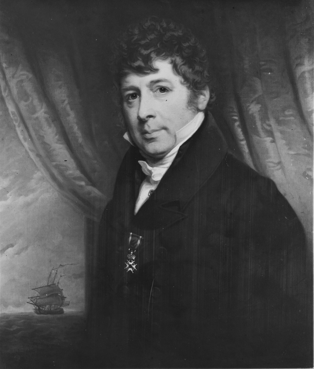 Porträtt av Hendrik Doeff (1764 - 1837) av Charles Howard Hodges