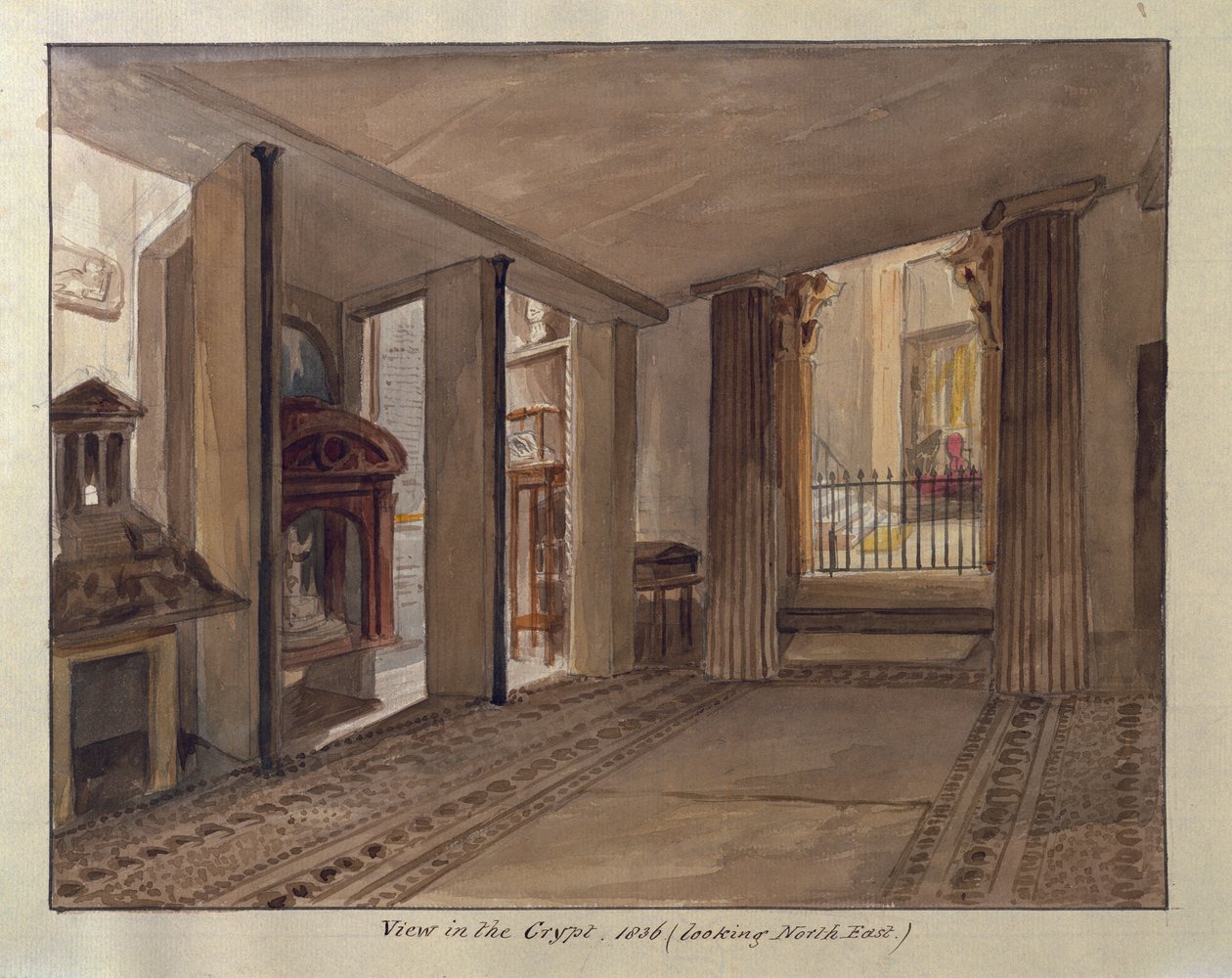 Den egyptiska krypten, 1836 av Charles James Richardson