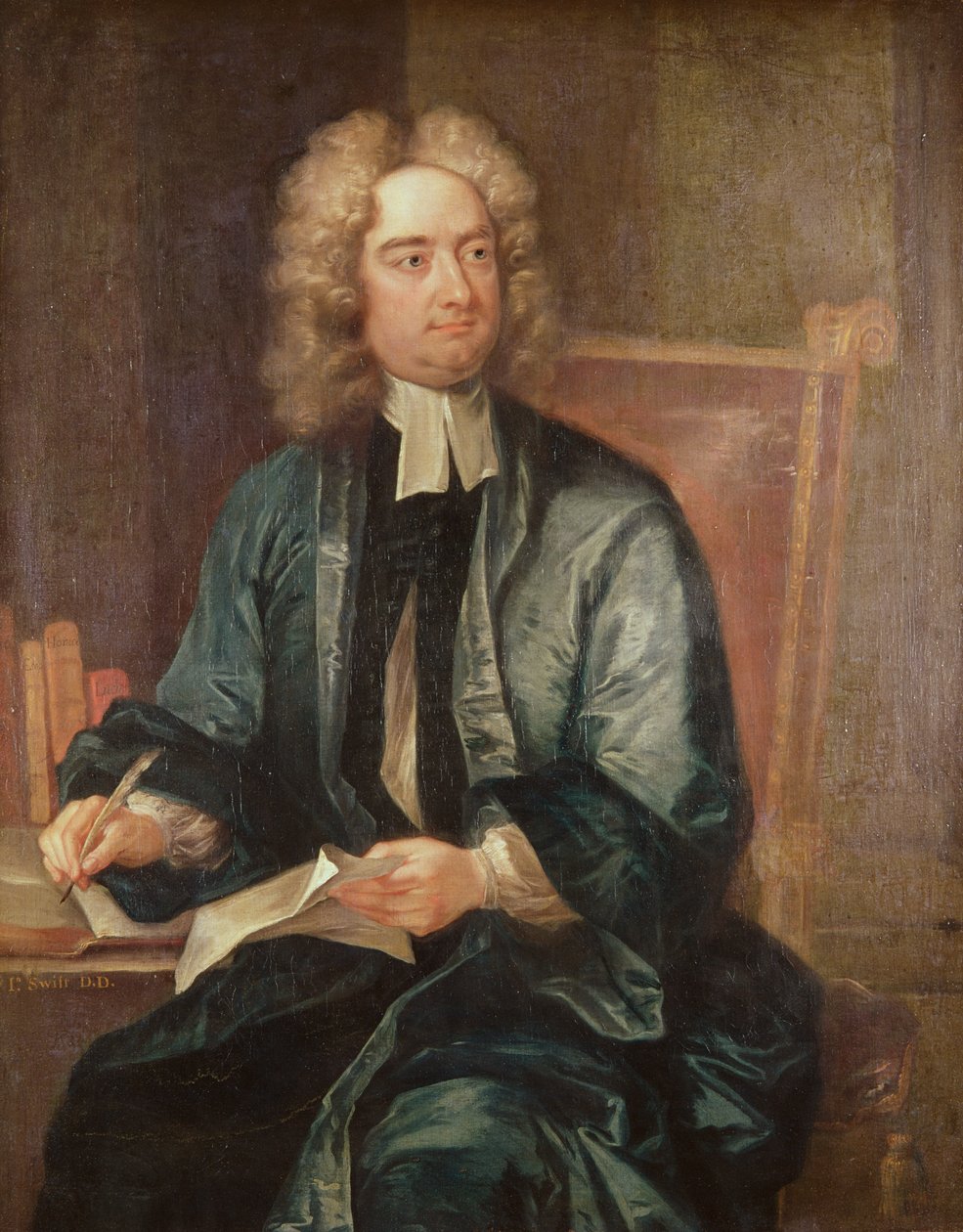 Porträtt av Jonathan Swift (1667-1745) c.1718 av Charles Jervas