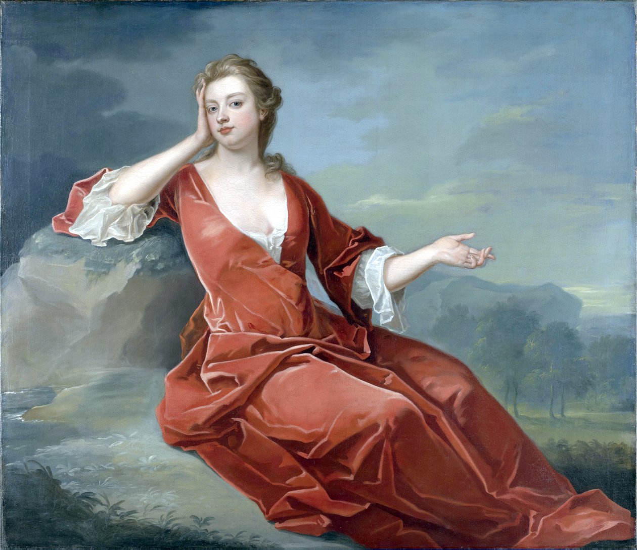 Porträtt av Sarah Churchill, hertiginna av Marlborough (1660-1744) av Charles Jervas