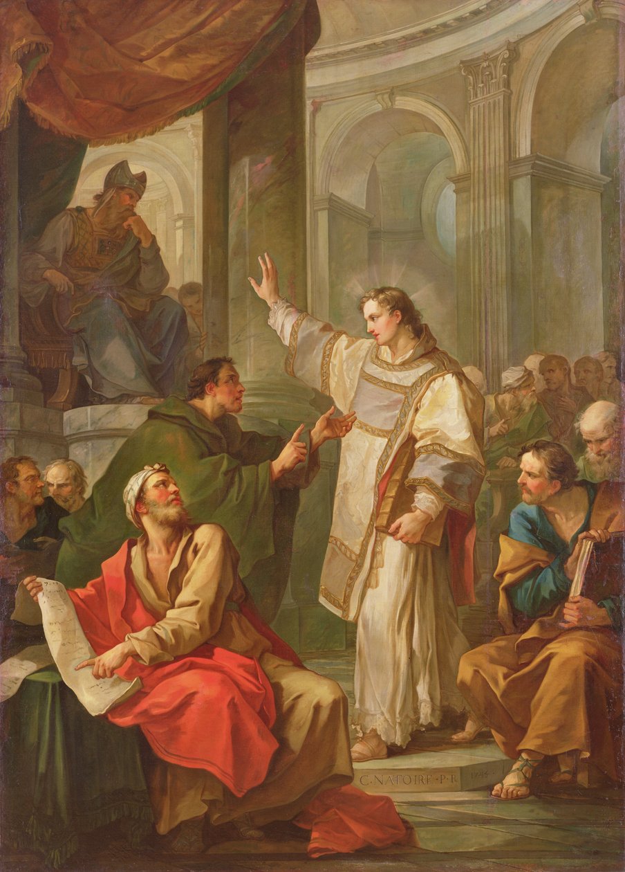 Stefanus predikan, 1745 av Charles Joseph Natoire
