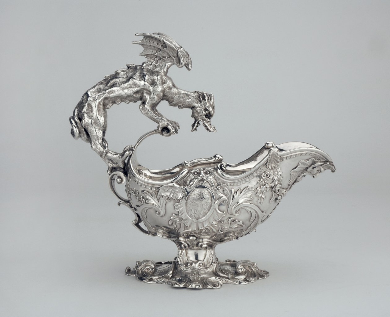 Såsbåt c. 1740 (silver) av Charles Kandler