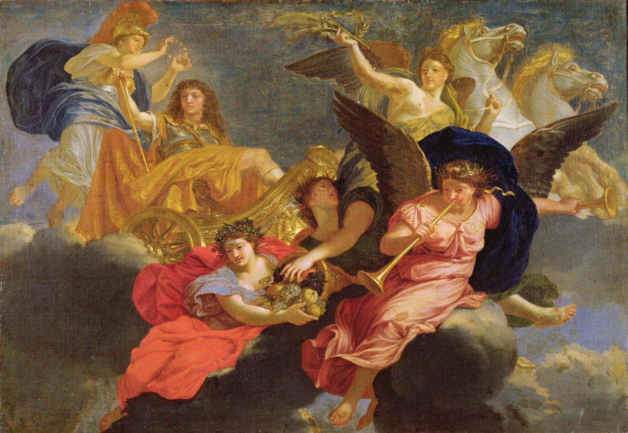 Apotheos av kung Ludvig XIV av Frankrike av Charles Le Brun