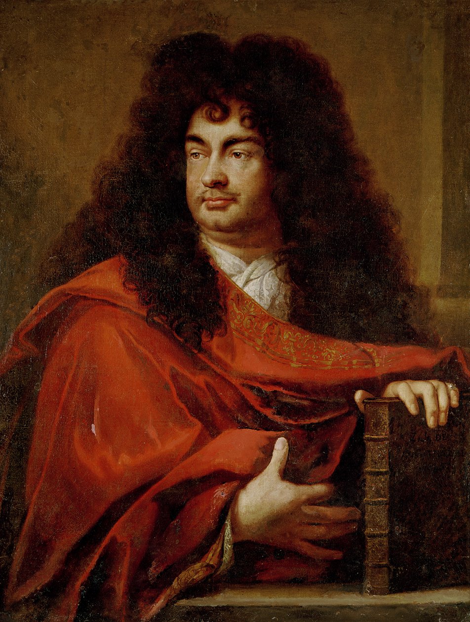 Porträtt av Montfleury (1600-67) av Charles Le Brun