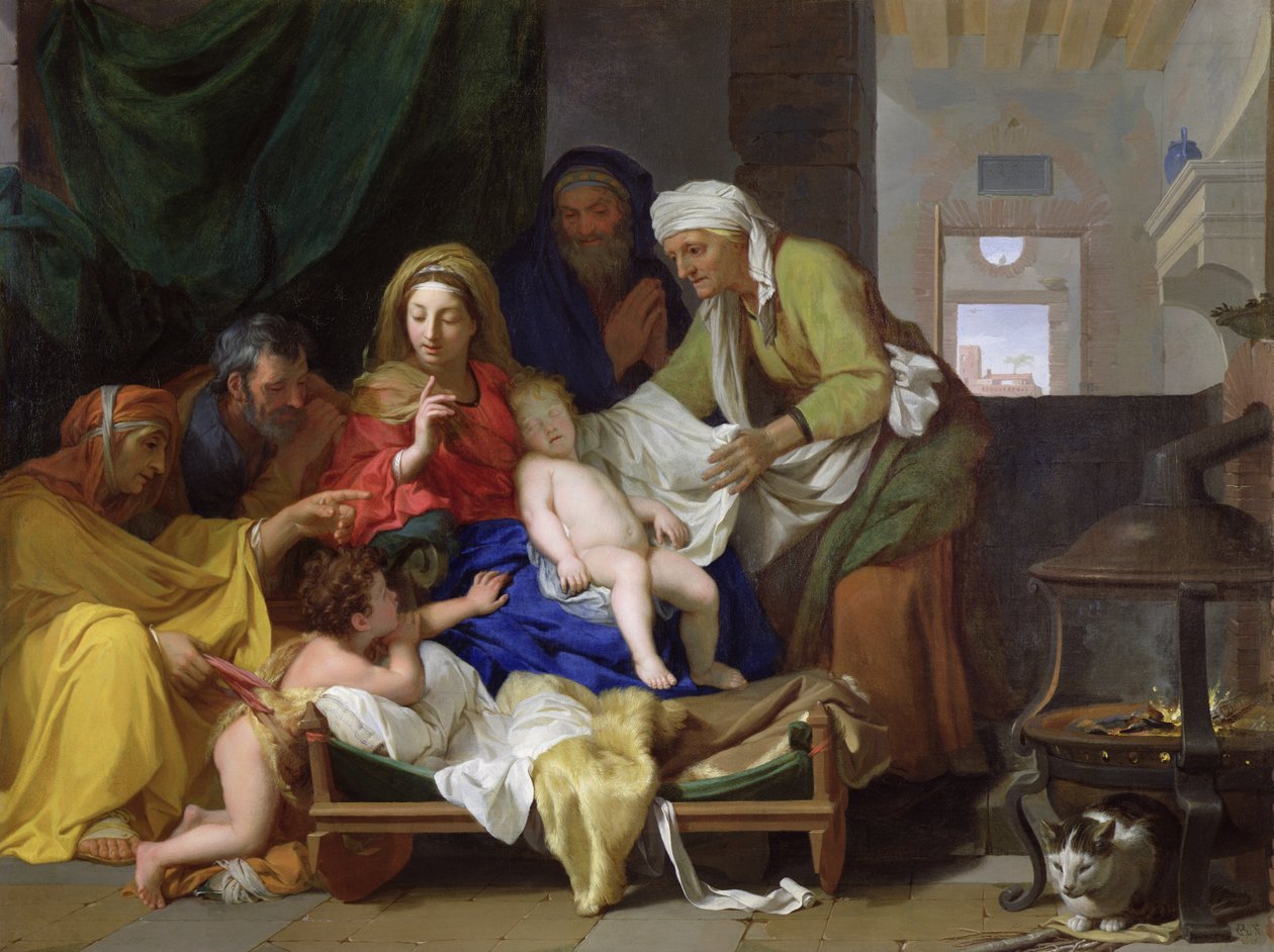 Den sovande Kristus, 1655 av Charles Le Brun