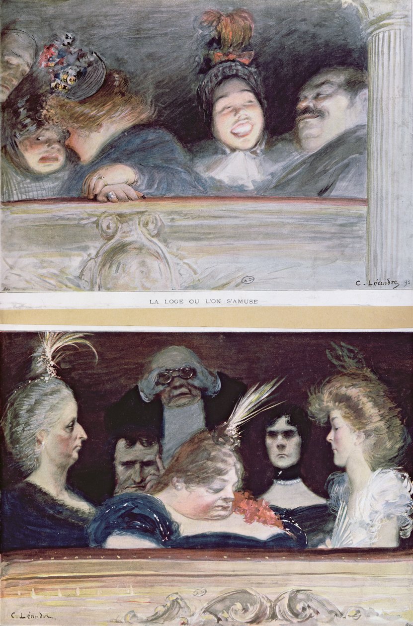 Merriment and Boredom, 1898 av Charles Leandre